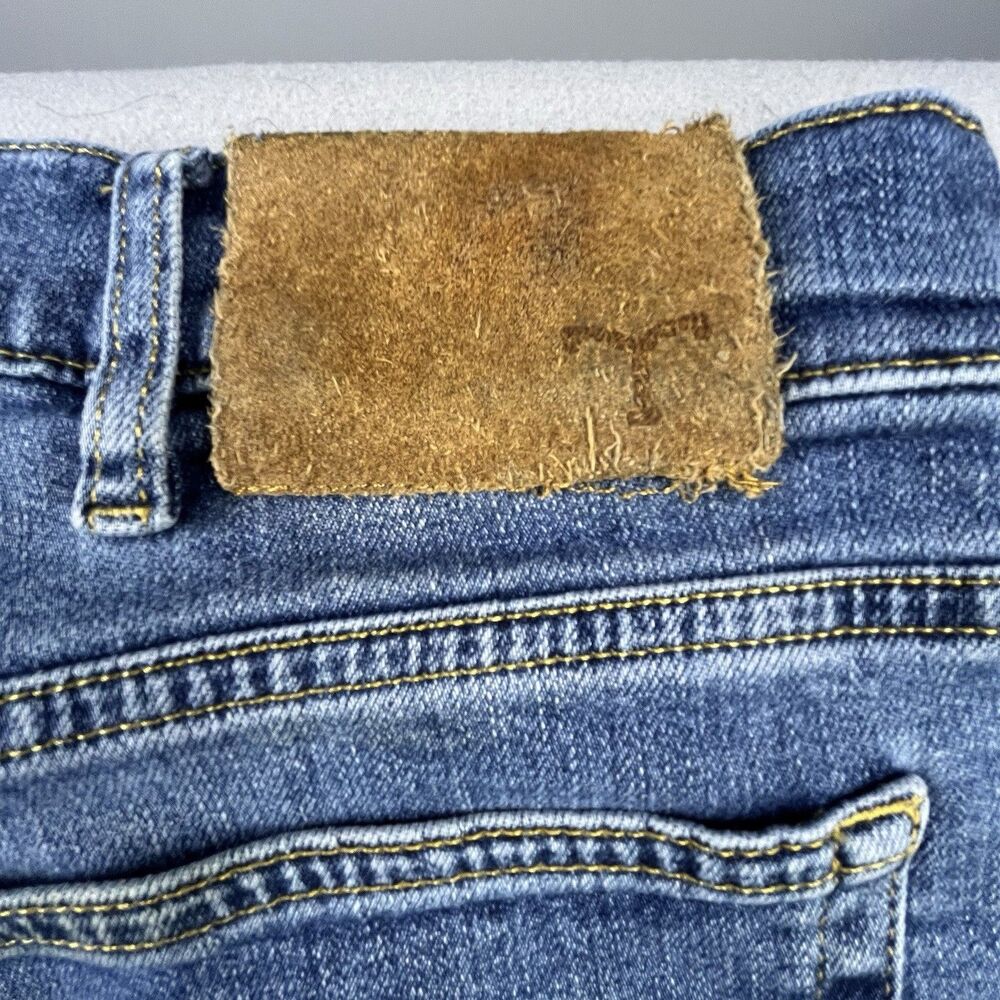 Tecovas Slim Straight Jeans Mens 32x32 Blue Denim Western Cowboy Stretch Comfort - Picture 10 of 14